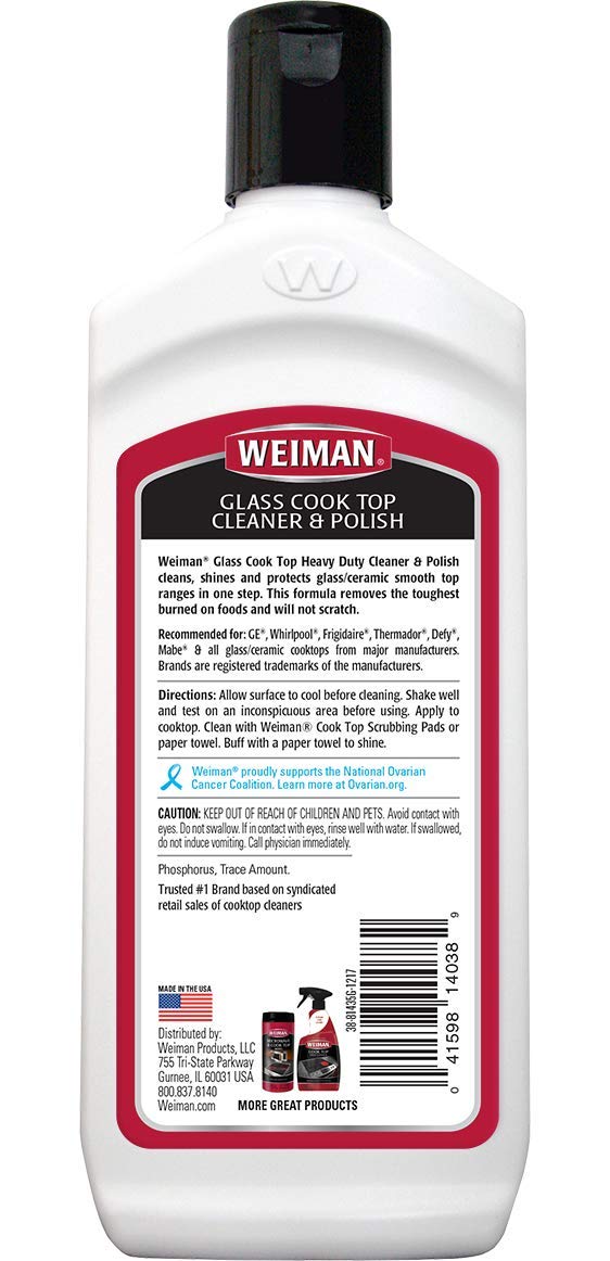 Weiman Cook Top Cleaner 10oz (283g)