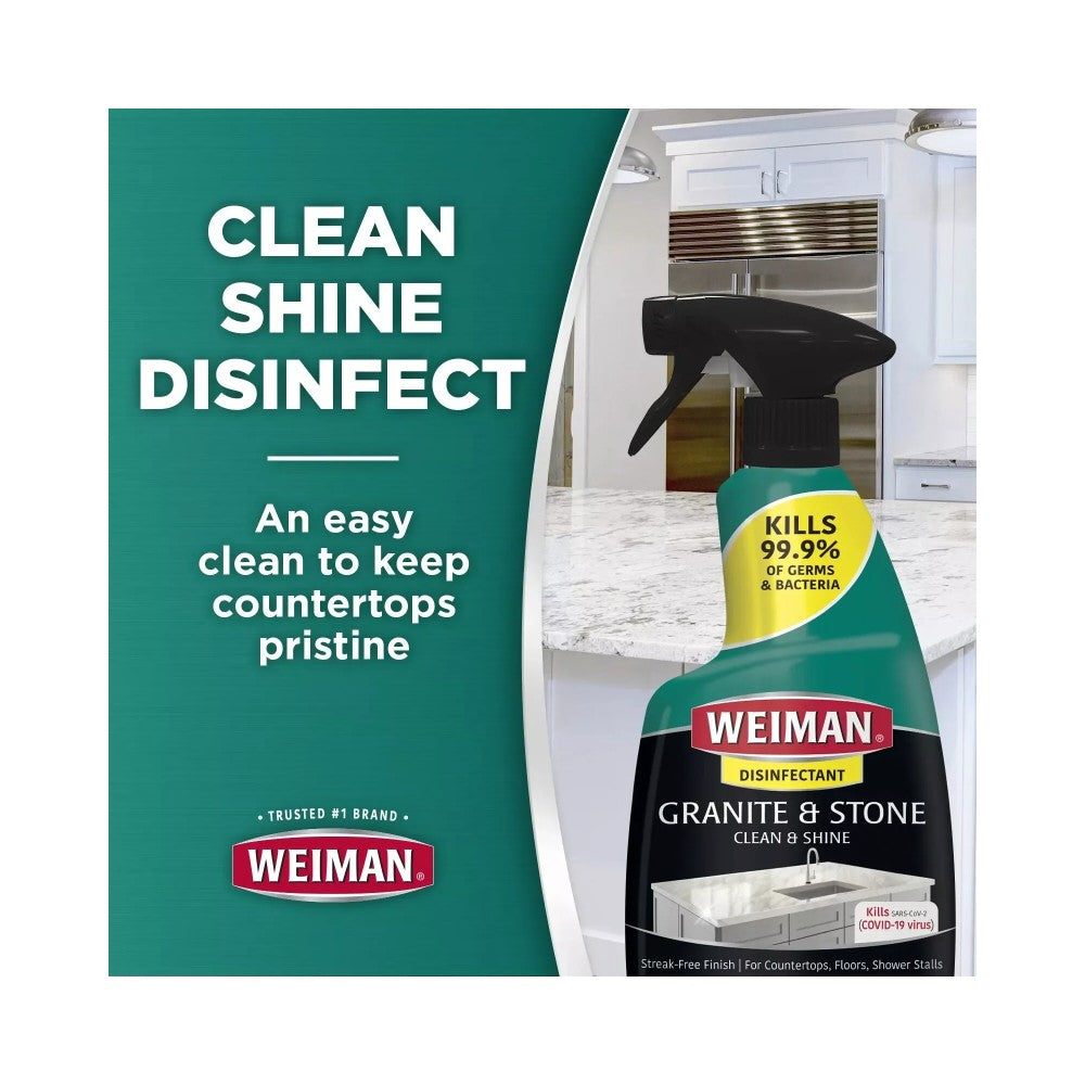 Weiman Granite Cleaner & Polish Trigger 16oz (473ml)