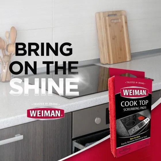 Weiman Cook Top Scrubbing Pads 3's