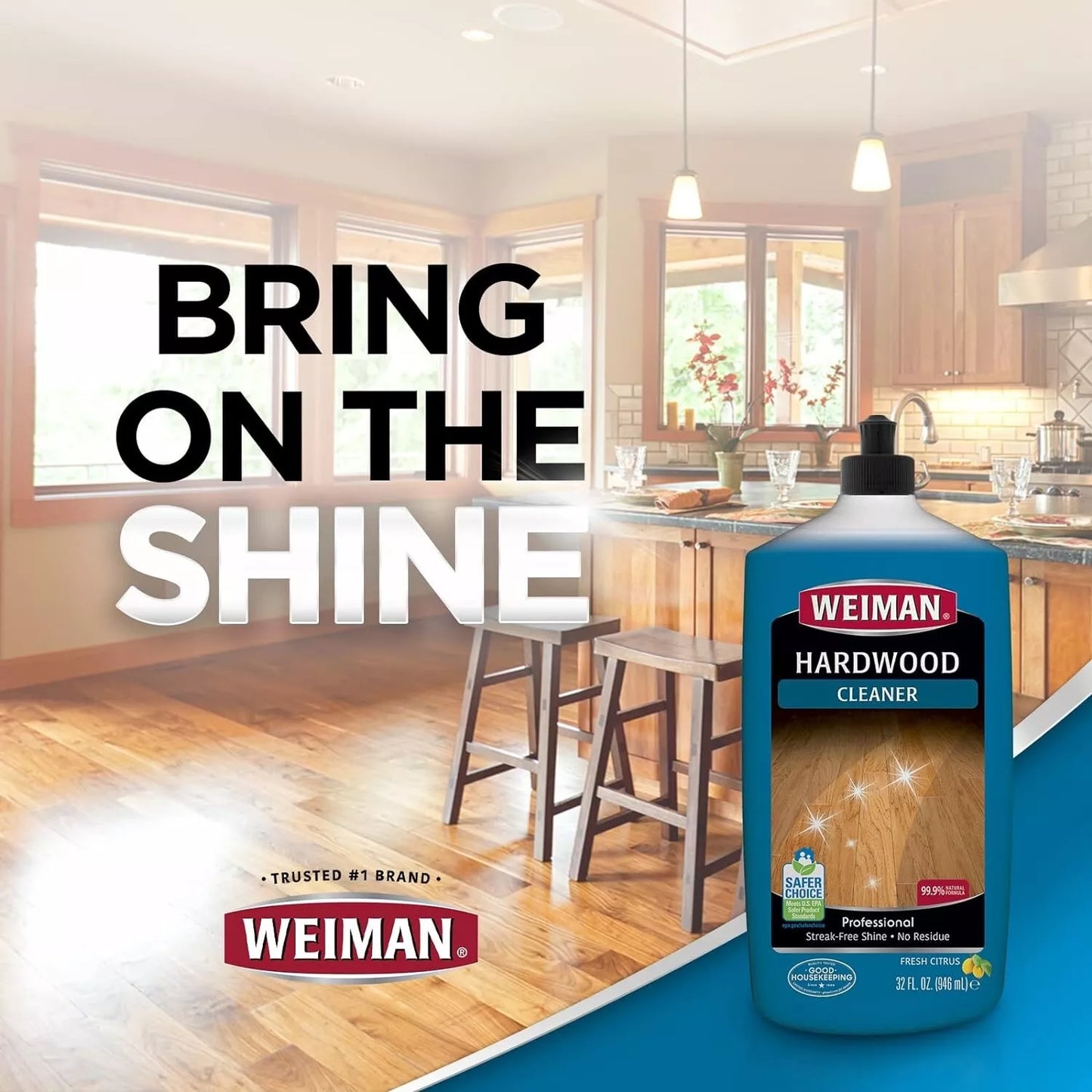 Weiman Hardwood Floor Cleaner 32oz (946ml)