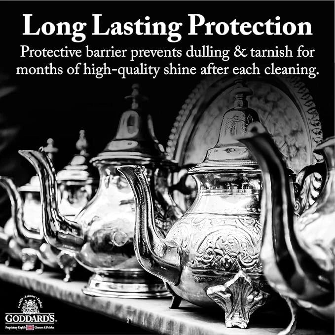 Goddards Silver Polish Foam 6oz (170g) & Silver Polish Cloth