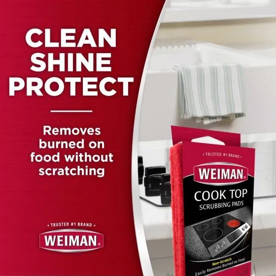 Weiman Cook Top Scrubbing Pads 3's