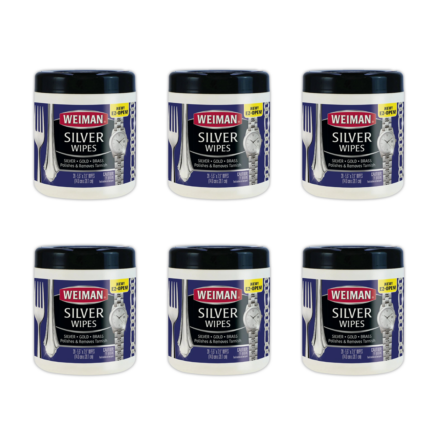 Weiman Silver Polish & Tarnish Remover - Wipes 20's
