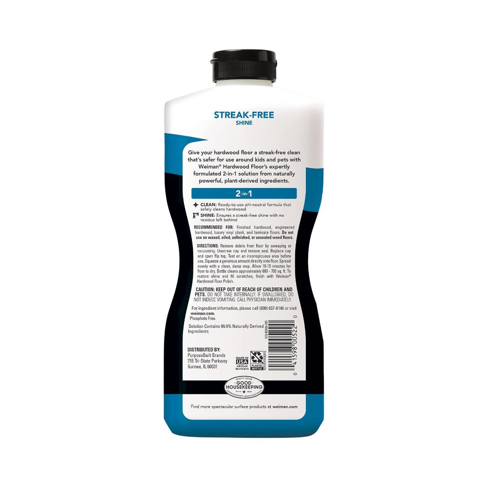 Weiman Hardwood Floor Cleaner 32oz (946ml)