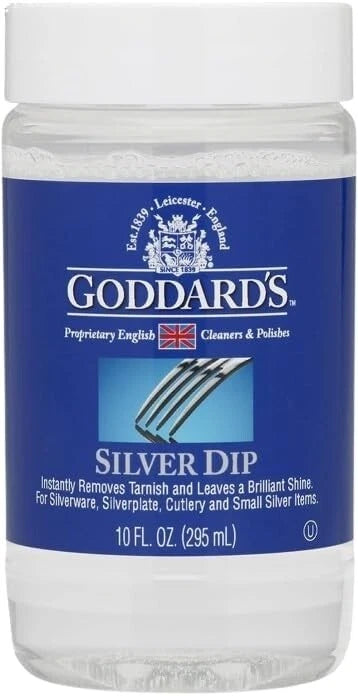 Goddards Silver Polish Kit | Silver Foam 170g, Silver Dip 275ml & Cloth