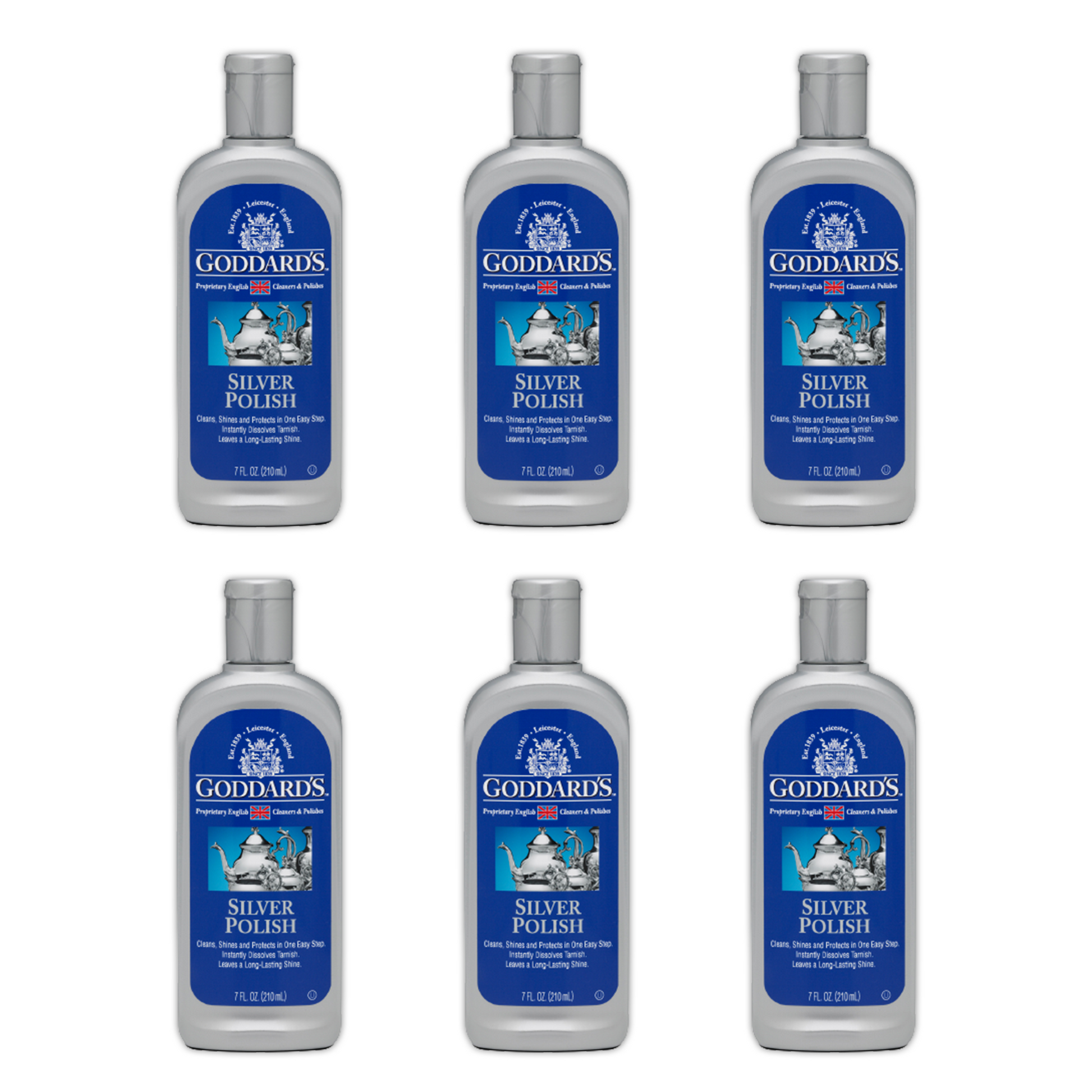 3 x Goddards Silver Polish Foam 170g Cleans, Shines, Protects in One Easy  Step